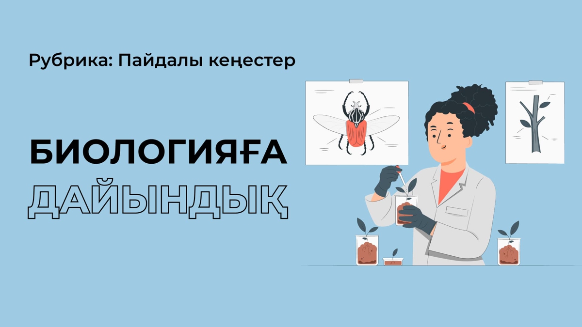 Биология пәніне қалай дайындалу керек?